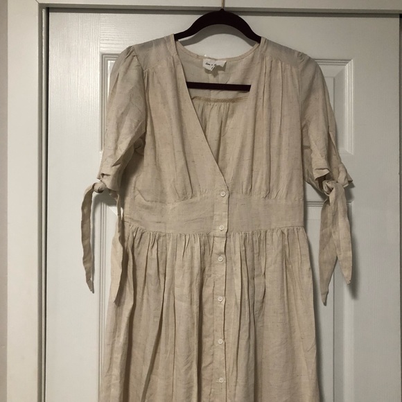 Forever 21 Dresses Woven Button Front Midi Dress Poshmark